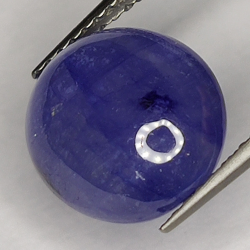 6.59ct Blue Sapphire cabochon oval 11.6x10.2mm