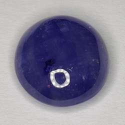 6.59ct Bleu Saphir cabochon ovale 11.6x10.2mm