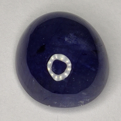 7.16ct Blue Sapphire cabochon oval 11.3x10.2mm