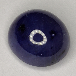 8.38ct Zaffiro Blu cabochon ovale 11.2x10.2mm