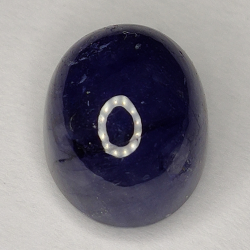 10.39ct Blauer Saphir cabochon oval 11.7x9.5mm