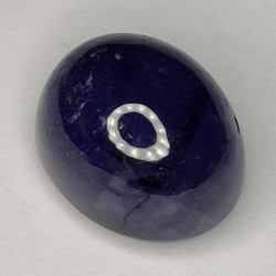 10.39ct Blue Sapphire cabochon oval 11.7x9.5mm