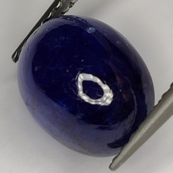 4.62ct Blue Sapphire cabochon oval 9.5x7.4mm