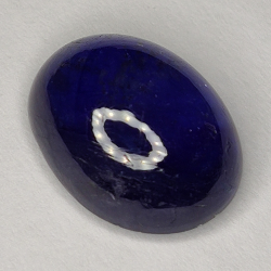 7.94ct Blauer Saphir cabochon oval 12.8x9.8mm