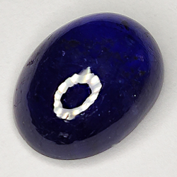 7.94ct Blauer Saphir cabochon oval 12.8x9.8mm