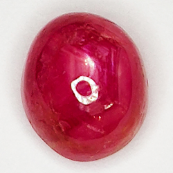 3.86ct Rubin Stern cabochon oval 8.5x7.1mm