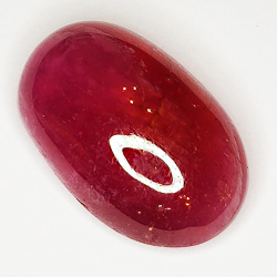 18.81ct Rubino cabochon ovale 18.7x11.9mm