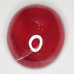 20.77ct Rubin cabochon oval 16.8x14.5mm