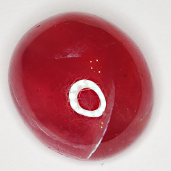 20.77ct Rubin cabochon oval 16.8x14.5mm