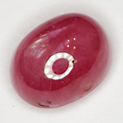 2.07ct Rubin Stern cabochon oval 7.3x5.7mm