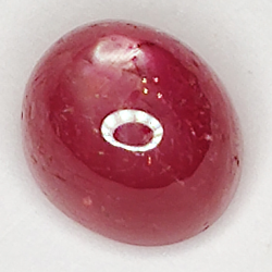 2.49ct Rubin Stern cabochon oval 6.9x6.0mm