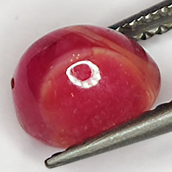 2.39ct Rubin Stern cabochon oval 7.2x5.7mm