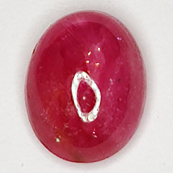 2.26ct Rubin Stern cabochon oval 8.3x6.4mm