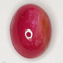 2.20ct Ruby Star cabochon oval 7.8x5.7mm