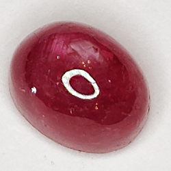 2.54ct Rubin Stern cabochon oval 7.4x5.7mm