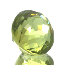 Tormalina Verdelite taglio ovale da 1,24 ct, 6,25x5,83 mm
