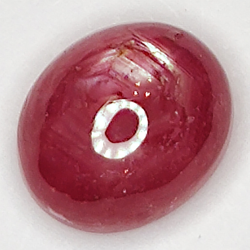 3.00ct Rubin Stern cabochon oval 8.0x6.8mm