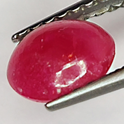 1.06ct Rubin Stern cabochon oval 6.4x5.6mm