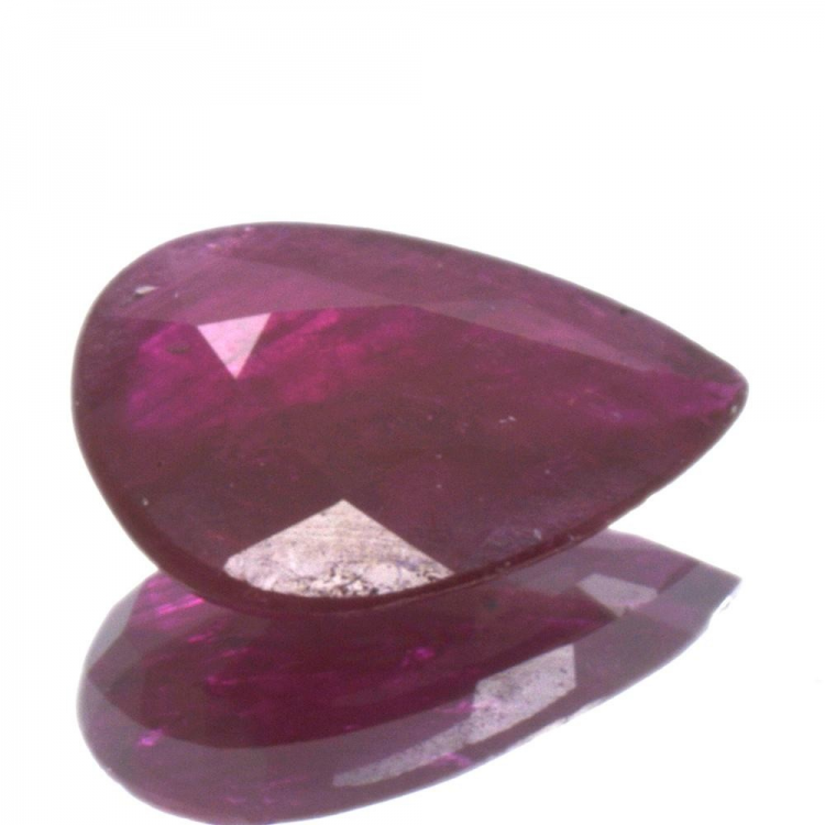 1,06ct Ruby Pear Cut