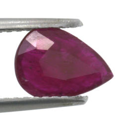 1,06ct Ruby Pear Cut