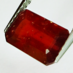 2.30ct Ruby emerald cut 8.9x5.8mm