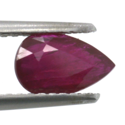 1,05ct Ruby Pear Cut