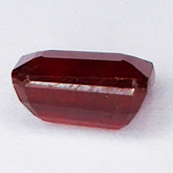 3.45ct Ruby emerald cut 9.2x5.9mm