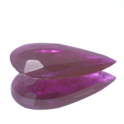 0,94ct Ruby Pear Cut