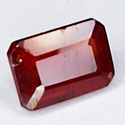 2.70ct Ruby emerald cut 8.6x5.8mm