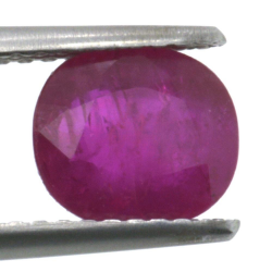 1,72ct Ruby Oval Cut