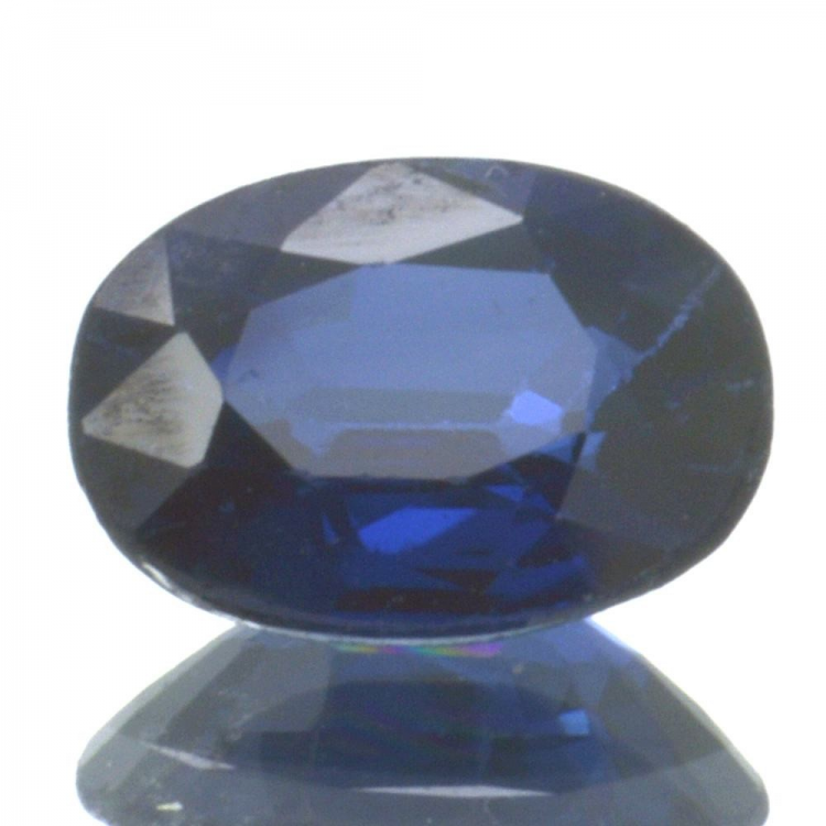 0,98ct Zafiro Azul Talla Oval 6,96x5,08mm