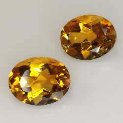 Citrine oval cut 10x8mm 1pz