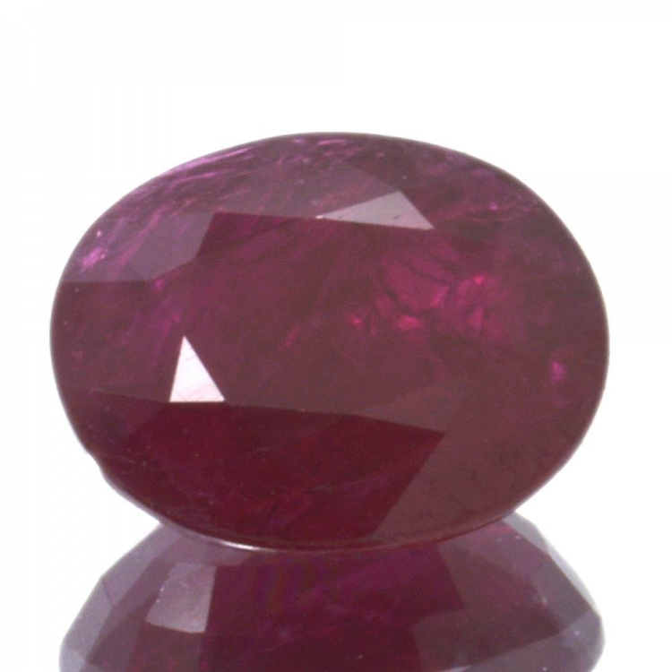 2,33ct Ruby Oval Cut