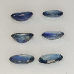 Blue sapphire oval cut 5x3mm 1ct