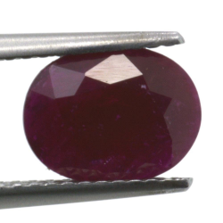 1,91ct Ruby Oval Cut