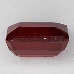 2.80ct Ruby emerald cut 8.4x5.7mm