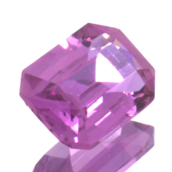 0,70ct Zafiro Rosa Talla Esmeralda 6,04x4,39mm