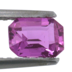 0,70ct Zafiro Rosa Talla Esmeralda 6,04x4,39mm