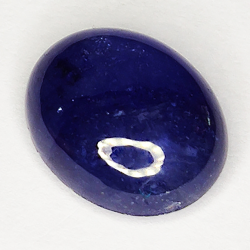 6.12ct Bleu Saphir cabochon ovale 11.6x9.3mm