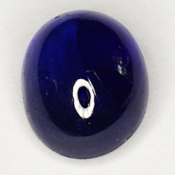 5.93ct Blauer Saphir cabochon oval 10.3x8.2mm