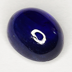 5.93ct Blue Sapphire cabochon oval 10.3x8.2mm