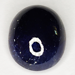 12.20ct Blue Sapphire cabochon oval 13.9x11.1mm