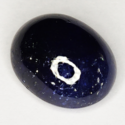 12.20ct Blauer Saphir cabochon oval 13.9x11.1mm