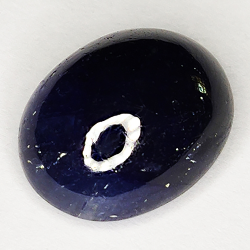 12.20ct Blauer Saphir cabochon oval 13.9x11.1mm