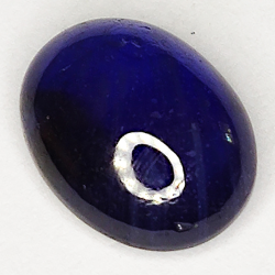 5.02ct Blauer Saphir cabochon oval 11.0x8.5mm