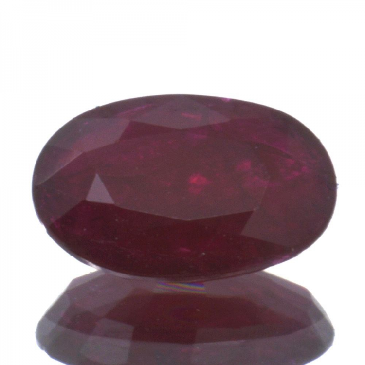 1,36ct Ruby Oval Cut