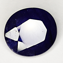 8,46ct Blauer Saphir ovalschliff 13,0x11,8mm