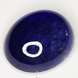 6.06ct Blauer Saphir cabochon oval 11.5x9.7mm