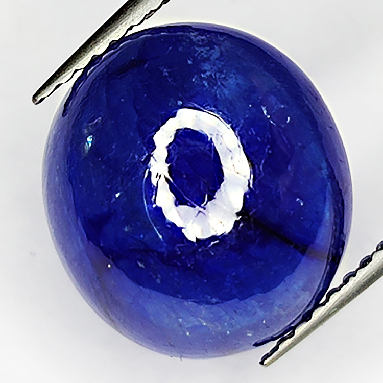 9.43ct Blue Sapphire cabochon oval 12.3x11.2mm