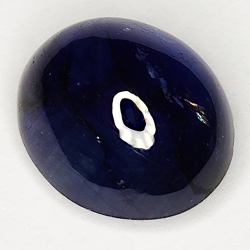 11.73ct Blauer Saphir cabochon oval 13.7x11.6mm